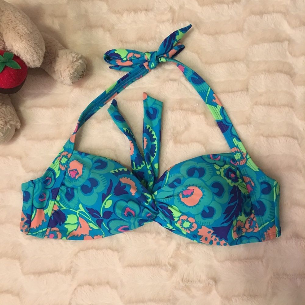 3 For $30 : Aerie Halter Bikini Top Sz L